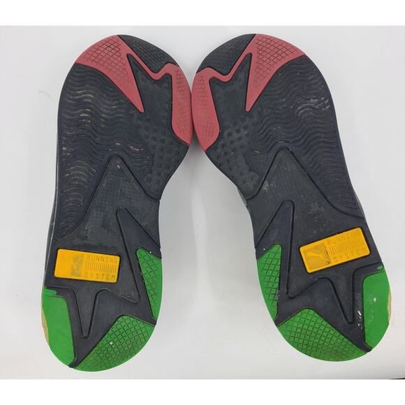 Puma RS-X3 Mix Dark Denim Burnt Russet Multicolored Sneaker Shoes Mens US 11.5 - Picture 6 of 12